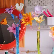 Atelier création de fleur en papier à Paris 20ème