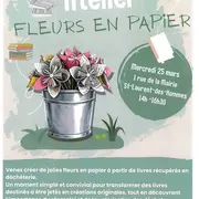 Atelier création de fleurs en papier Adultes et enfants