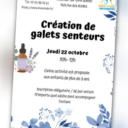 Atelier Création de galets senteurs