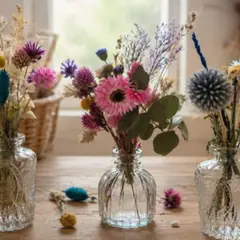 Atelier création de mini-vases fleuris à Montegut (32)