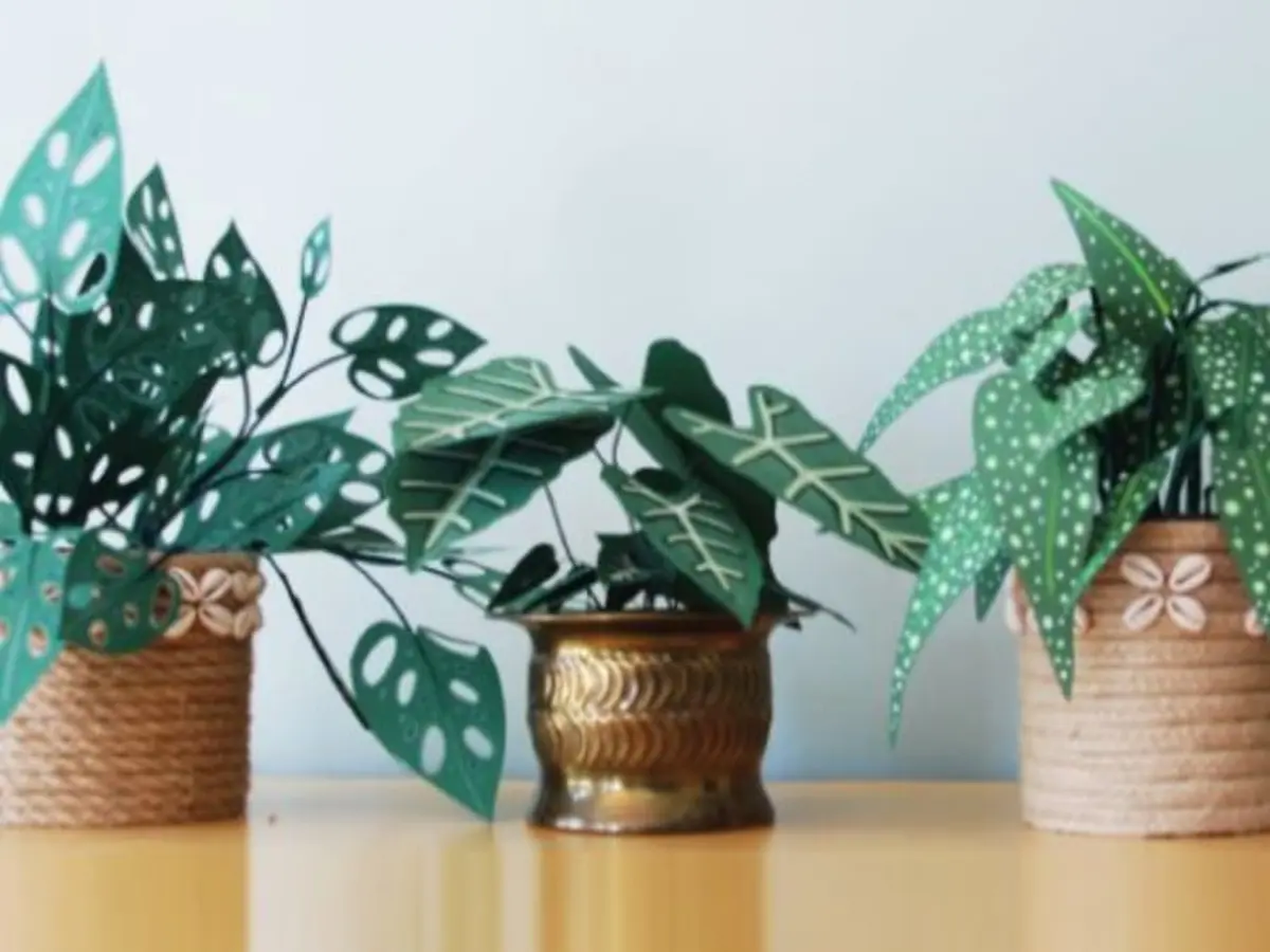 Atelier création de plante en papier à Lyon (69)