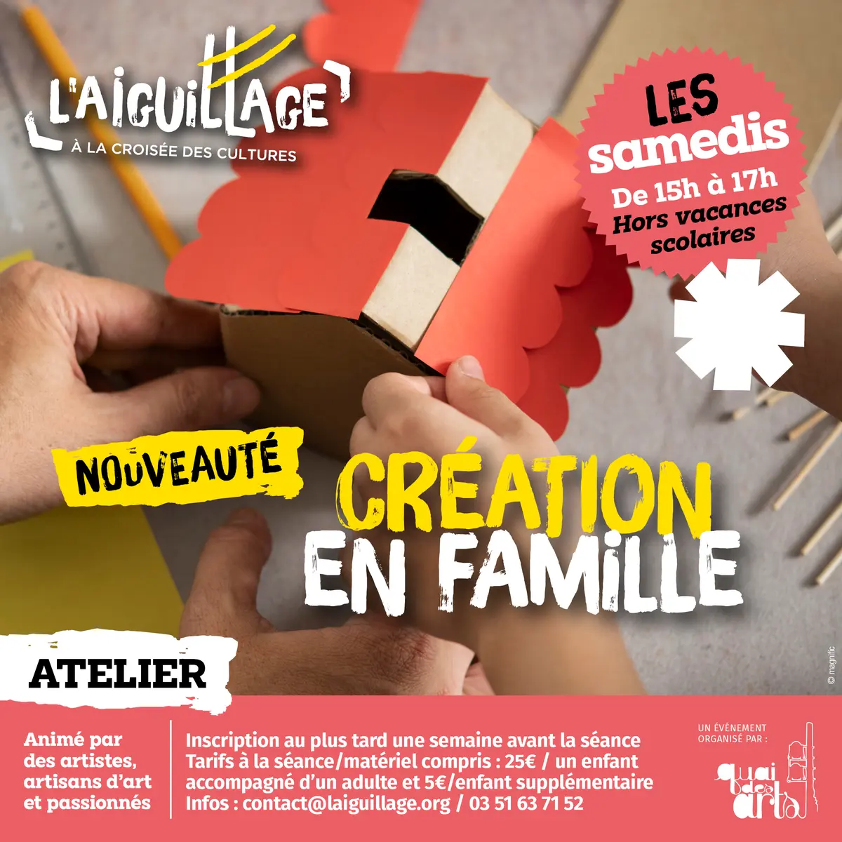 Atelier création en famille
