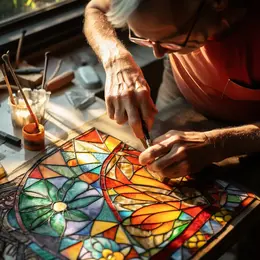 Atelier création vitrail
