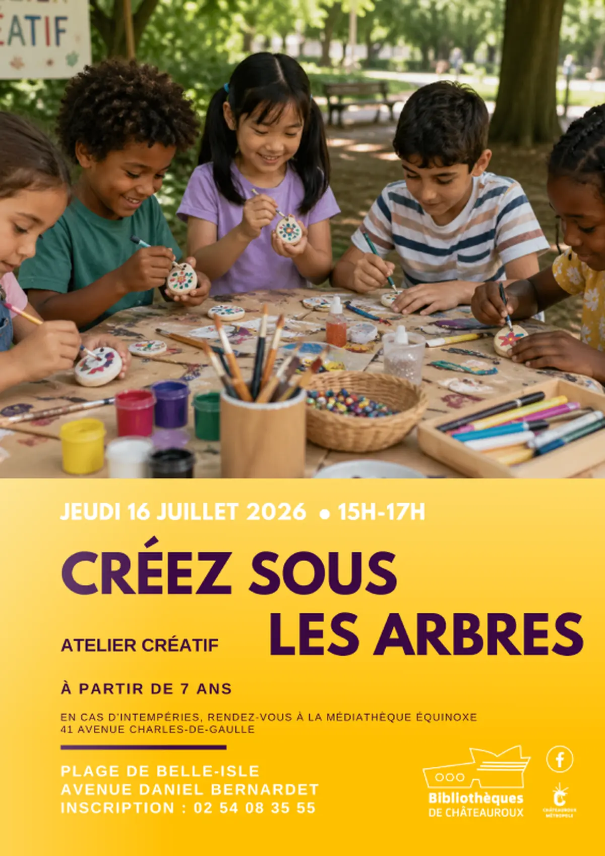 Atelier : Créer sous les arbres