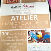 Atelier : crétion cadre floral