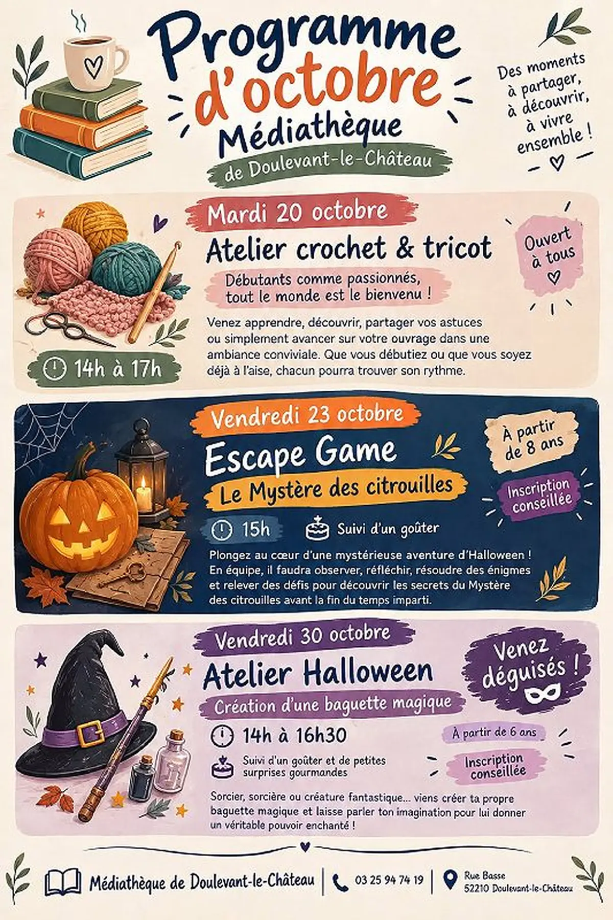 Atelier crochet et tricot