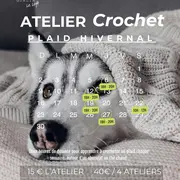 Atelier Crochet : plaid hivernal !