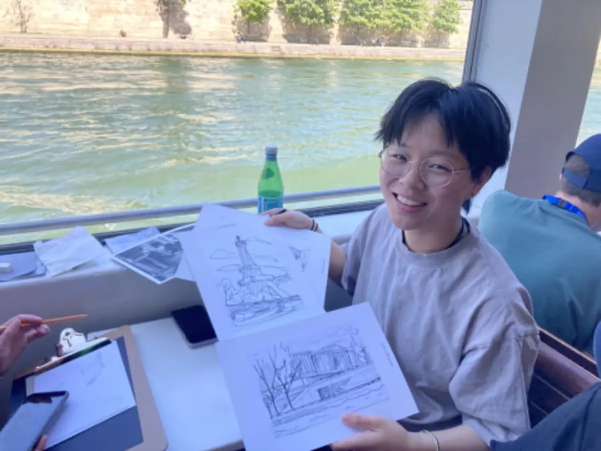 Atelier croquis croisière à Paris 6ème