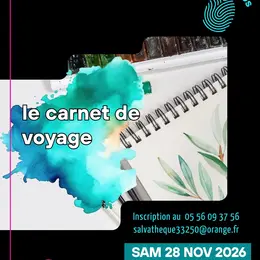 Atelier croquis et aquarelle : carnet de voyage