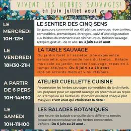 Atelier Cueillette et Cuisine en 3 temps
