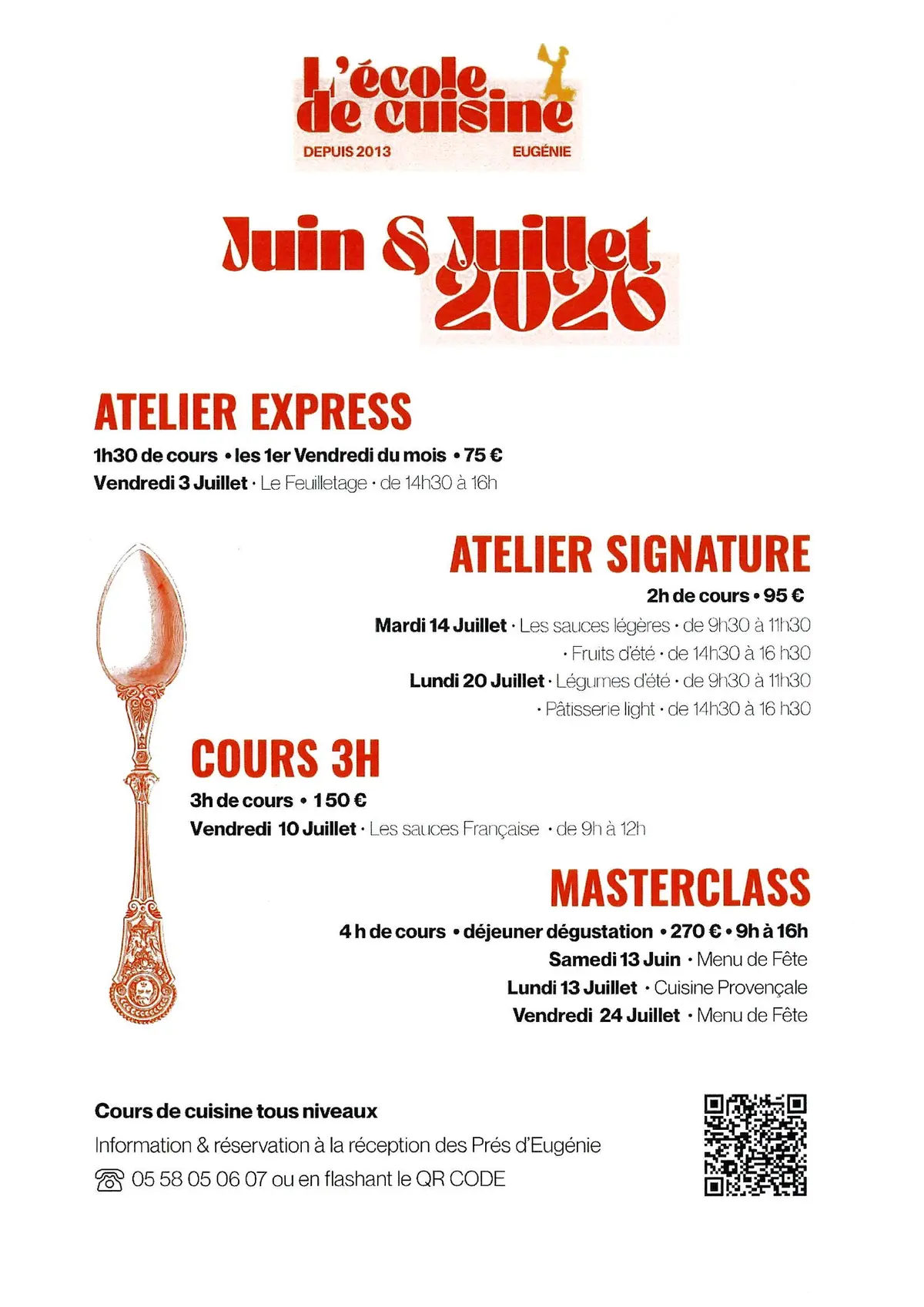 Atelier cuisine 3h
