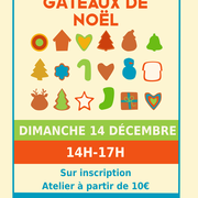 Atelier cuisine à la gare : Gâteaux de Noël maison