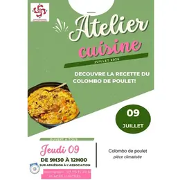 Atelier cuisine : colombo de poulet