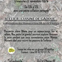 Atelier cuisine de gadoue