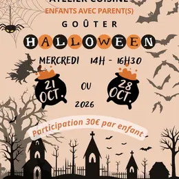 Atelier cuisine et goûter pour Halloween