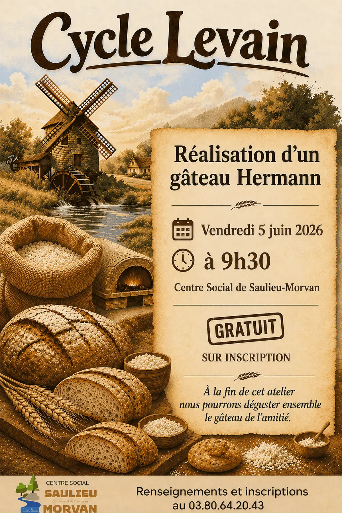 Atelier cuisine - Gateau Hermann