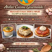 Atelier cuisine gourmande