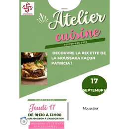 Atelier cuisine : la moussaka