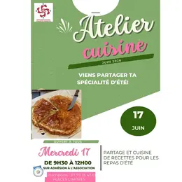 Atelier cuisine : recettes estivales