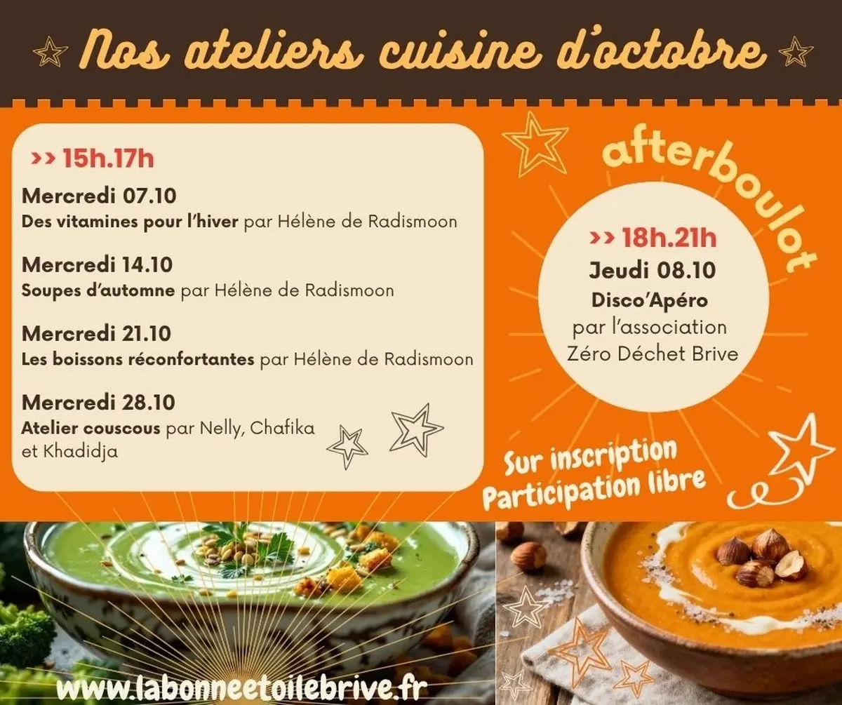 Atelier cuisine: Soupe d'automne (La bonne étoile)