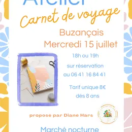 Atelier Culture et Découverte  : Carnet de voyage