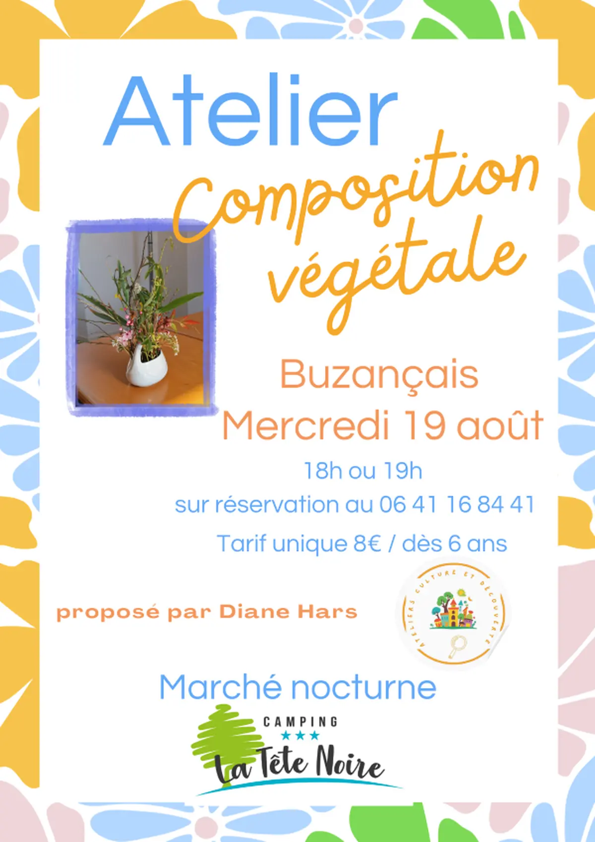Atelier Culture et Découverte  : Composition végétale