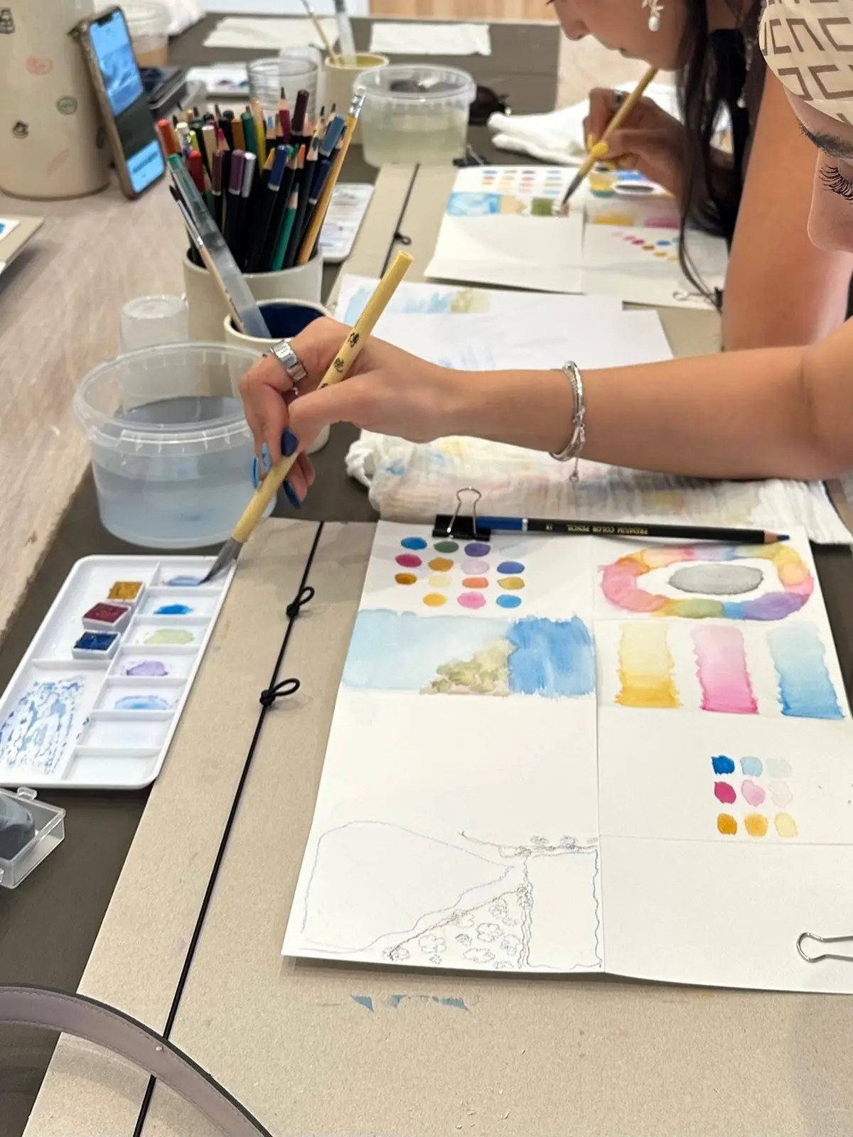 Atelier d'aquarelle- Biennale d'art de Pertuis