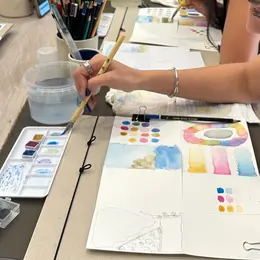 Atelier d'aquarelle- Biennale d'art de Pertuis