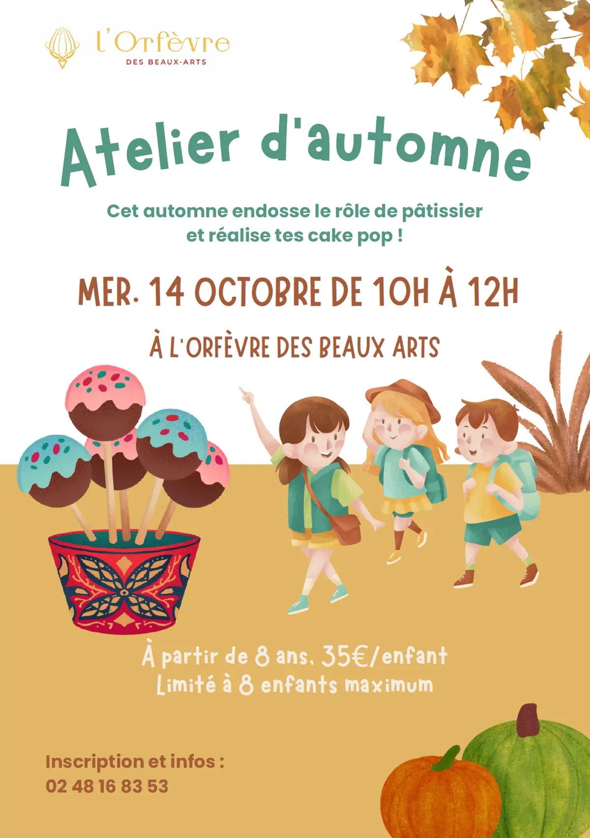 Atelier d'Automne à l'Orfèvre des Beaux-Arts