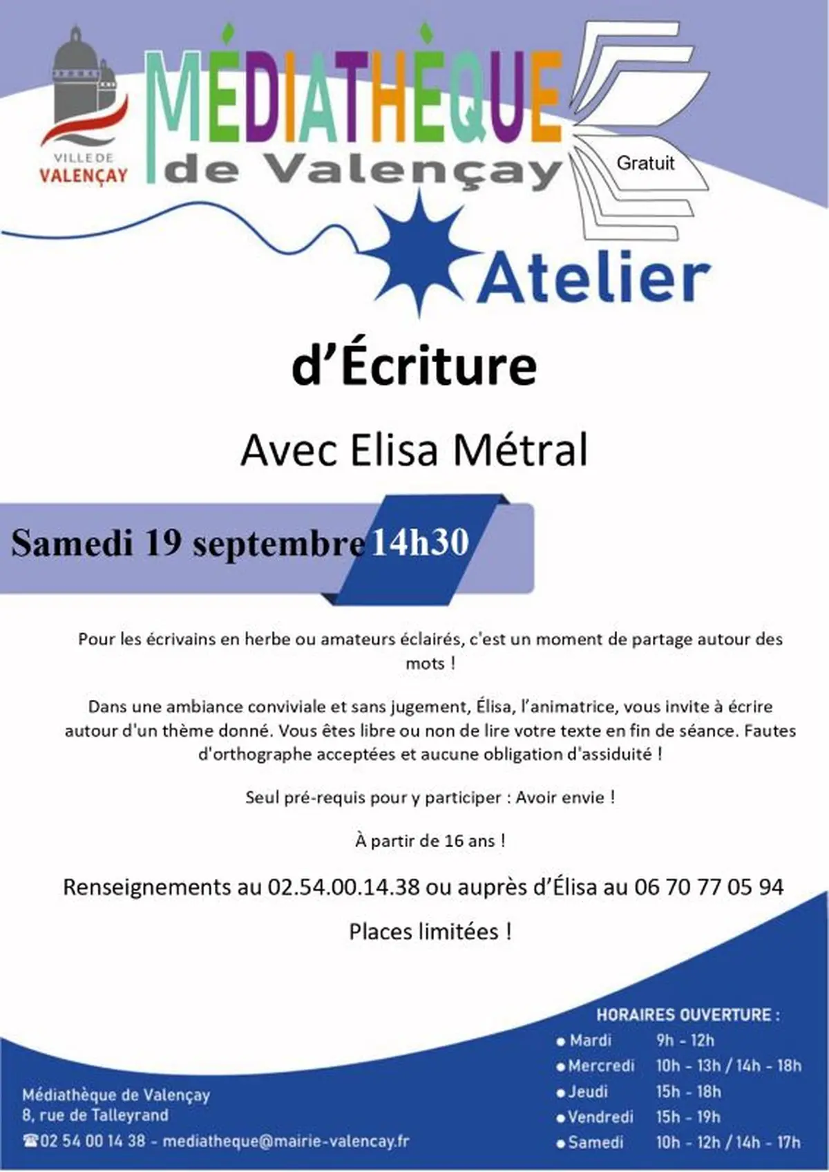 Atelier d'écriture