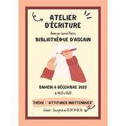 Atelier d'écriture
