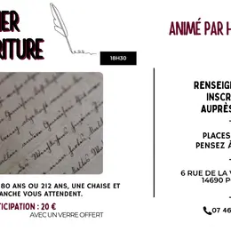 Atelier d'écriture à la cave Saint-Pinard : Et si on scribouillait ?