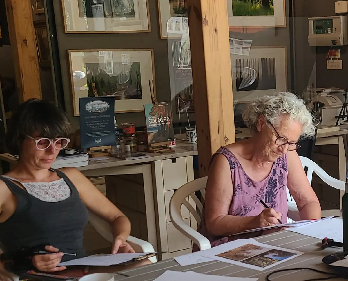 Atelier d'écriture au conservatoire des Landes de Gascogne