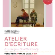 Atelier d'écriture au Musée Marzelles.