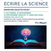 Atelier d'écriture - Ecrire la Science  à la Médiathèque