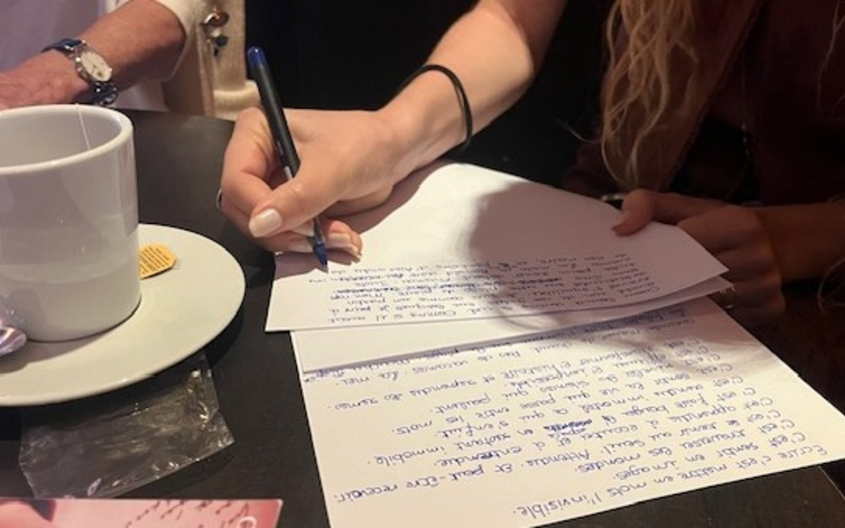 Atelier d'écriture en lien avec l'exposition Cezanne et nous