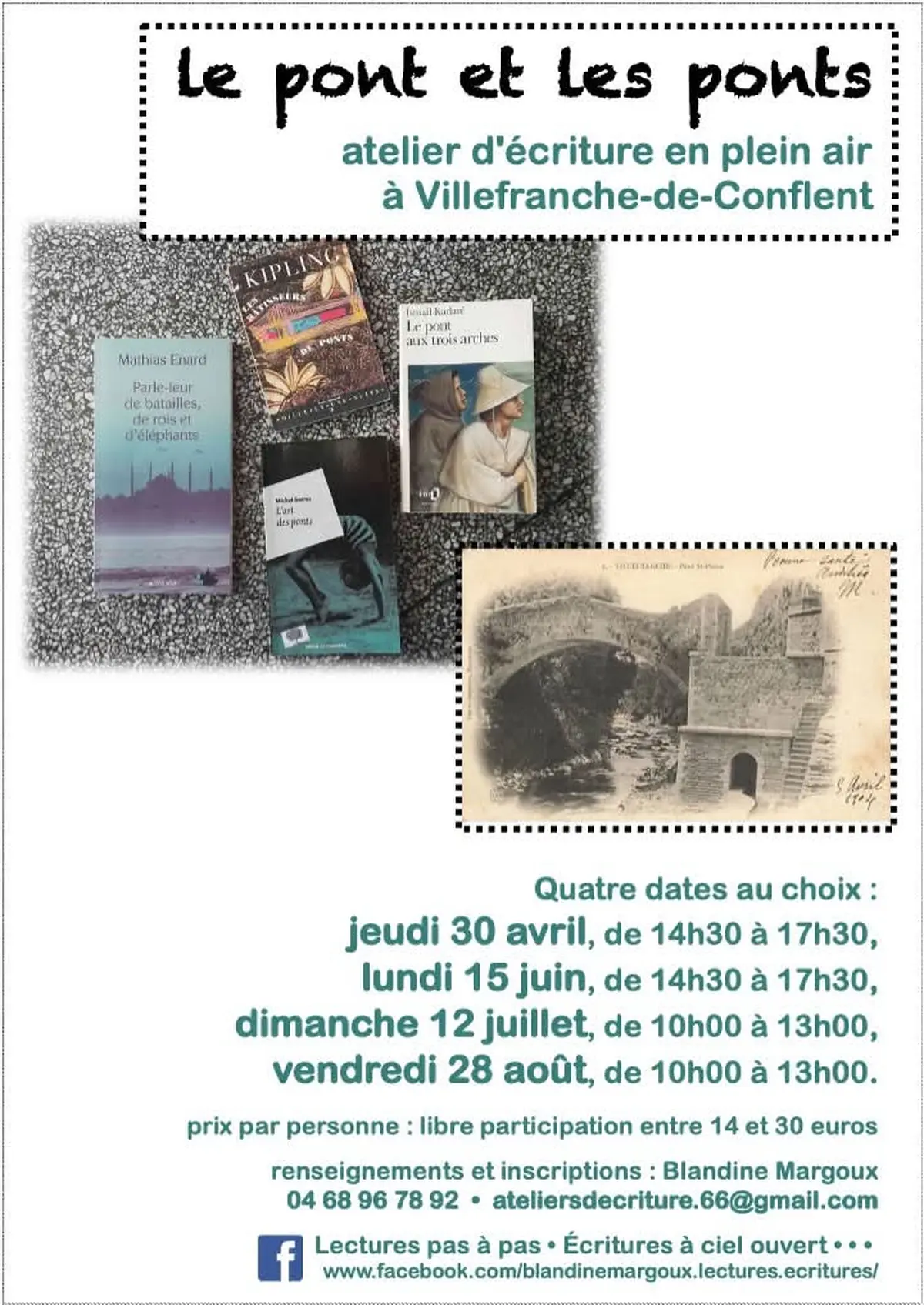 Atelier D'écriture En Plein Air Le Pont Et Les Ponts