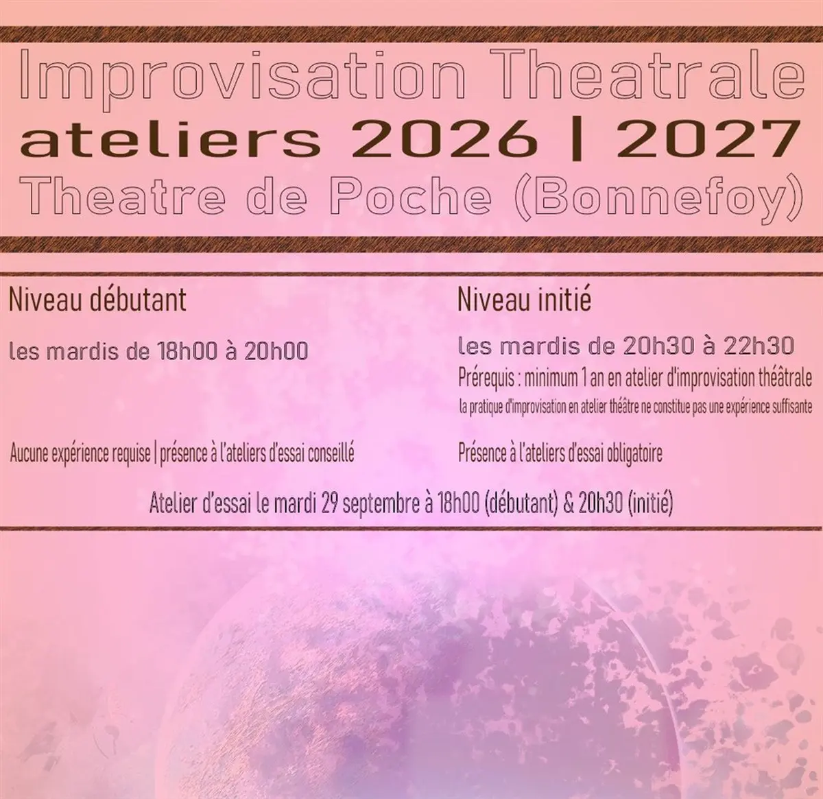 Atelier d'essai initié