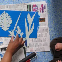 Atelier d'imprimerie pour les tout-petits
