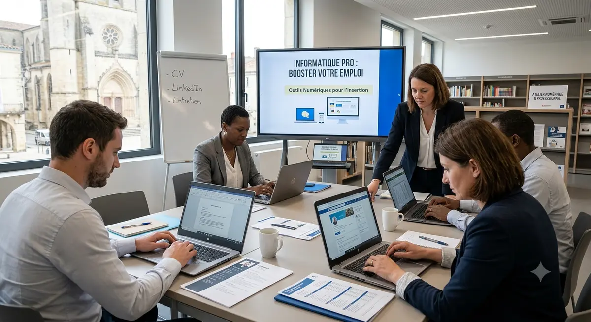 Atelier d'informatique - Optimiser ses compétences numériques pour l'emploi