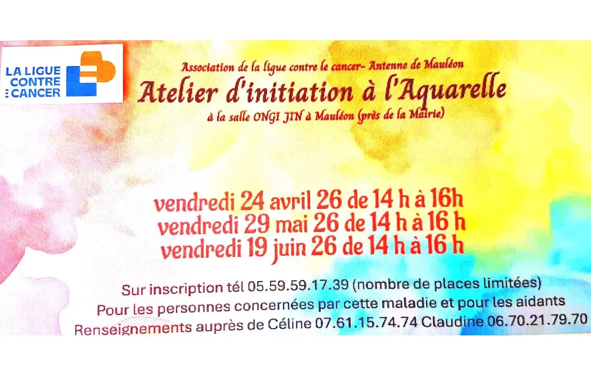 Atelier d'initiation à l'aquarelle