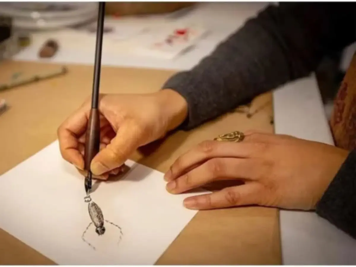 Atelier d'initiation à la calligraphie à Vitré (35)