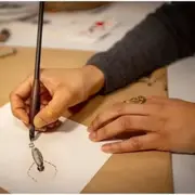 Atelier d'initiation à la calligraphie à Vitré (35)