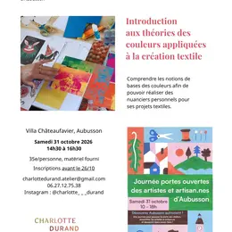 Atelier d'initiation à la couleur