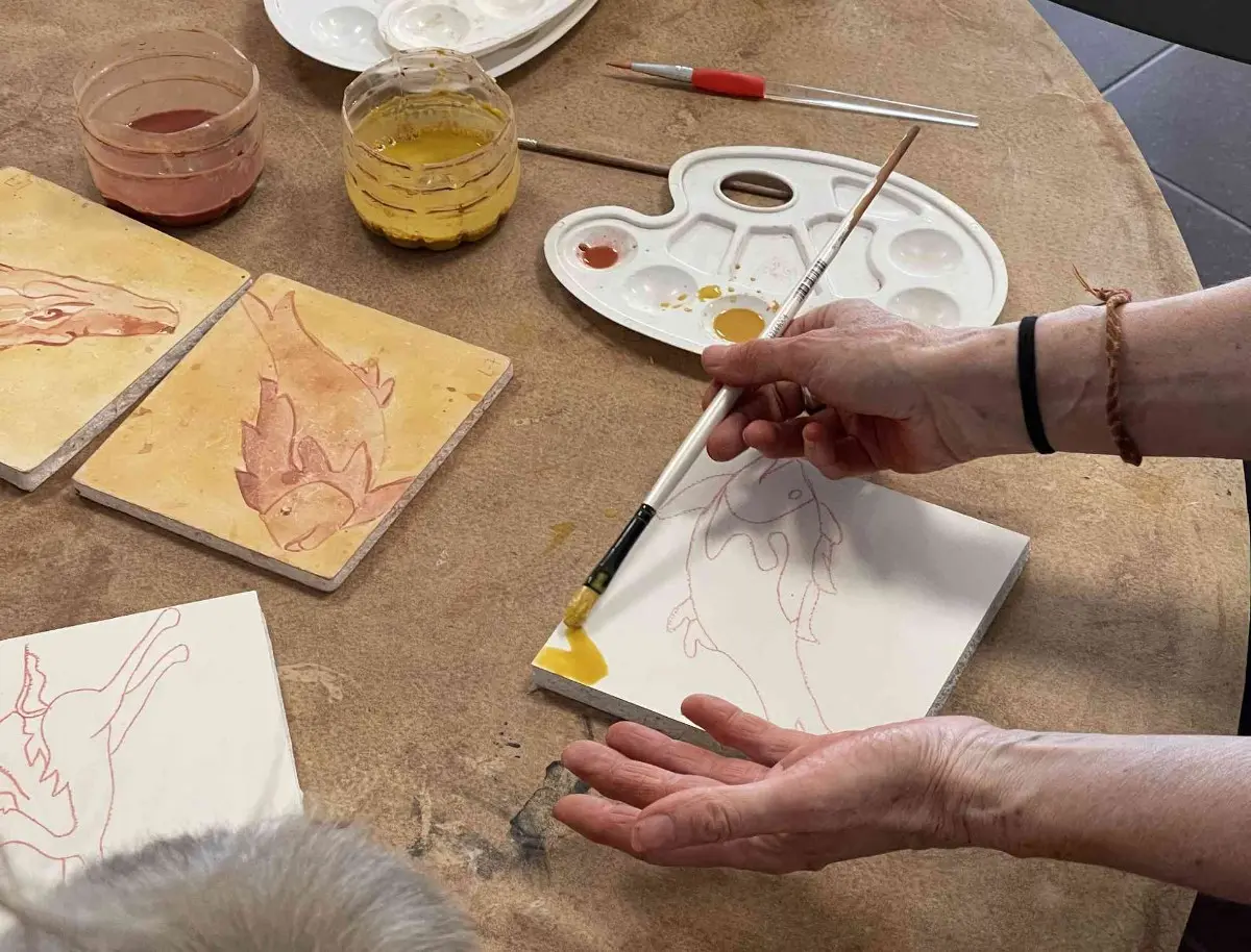 Atelier d'initiation à la fresque antique