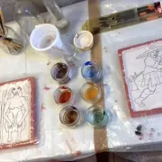 Atelier d’initiation à la fresque par Javier De Sierra Salaberry