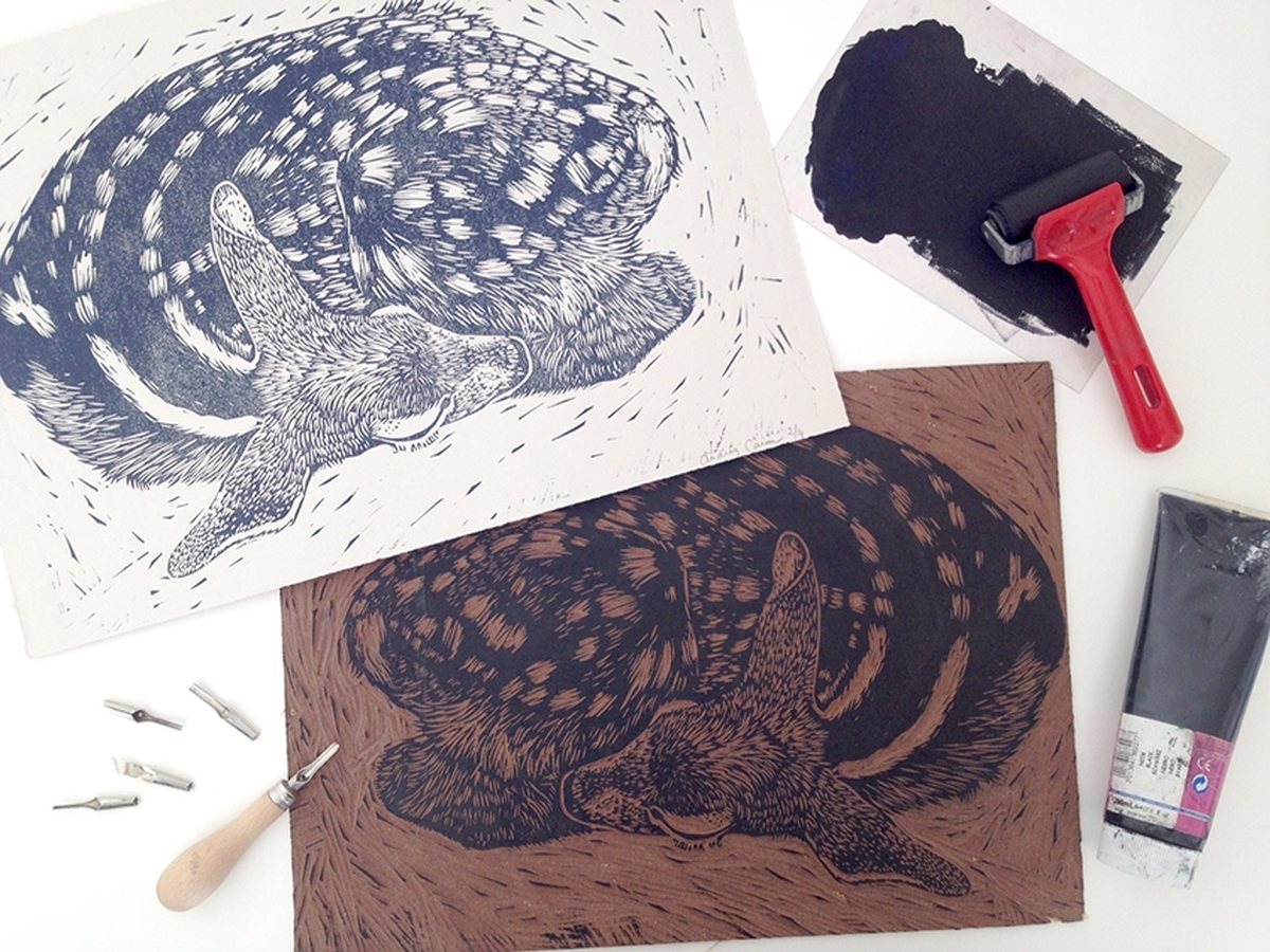 Atelier d’initiation à la linogravure