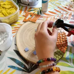 Atelier d'initiation à la Mosaïque à Niévroz (01)
