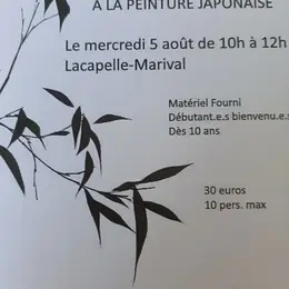 Atelier d'Initiation à la Peinture Japonaise