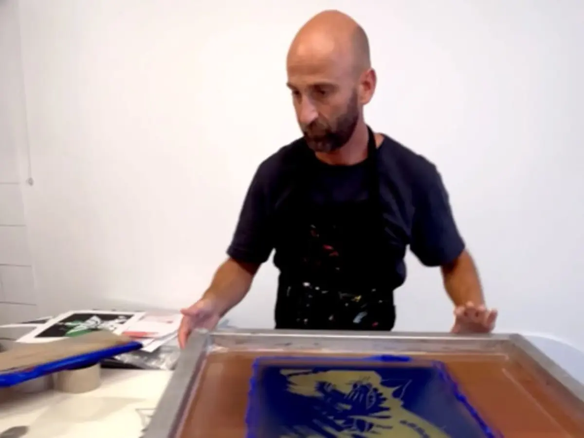 Atelier d'initiation à la  sérigraphie sur papier à Paris 11ème